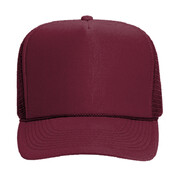 OTTO Polyester Foam Front Five Panel High Crown Mesh Back Trucker Hat