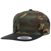 Adult 6-Panel Structured Flat Visor Classic Snapback