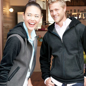 Unisex Varsity Hooded Full-Zip Sweatshirt