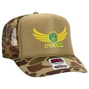 OTTO Polyester Foam Front Five Panel High Crown Mesh Back Trucker Hat